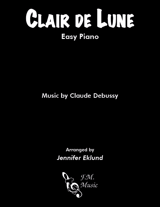 Clair de lune (Intermediate Piano) By F M Sheet Music Pop